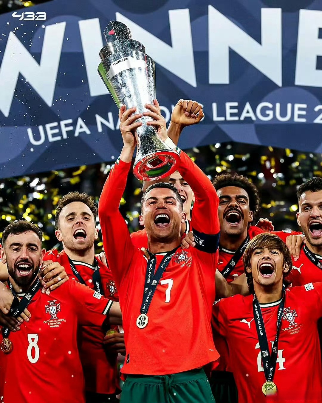 包含葡萄牙女足以强大实力击败对手，晋级的词条