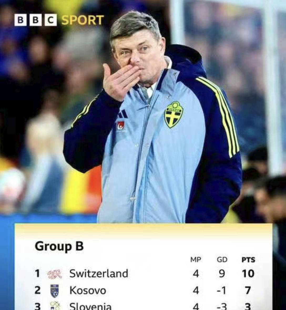 瑞典在欧国联赛中展现拼搏精神